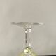 Lot de 4 verres - flûtes à champagne VMC Reims Arlequin - décor jaune