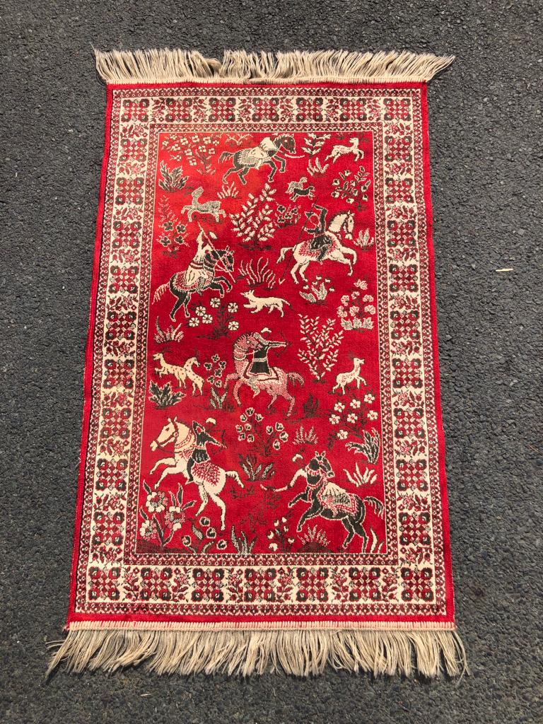 Pair of oriental rugs 120x68cm