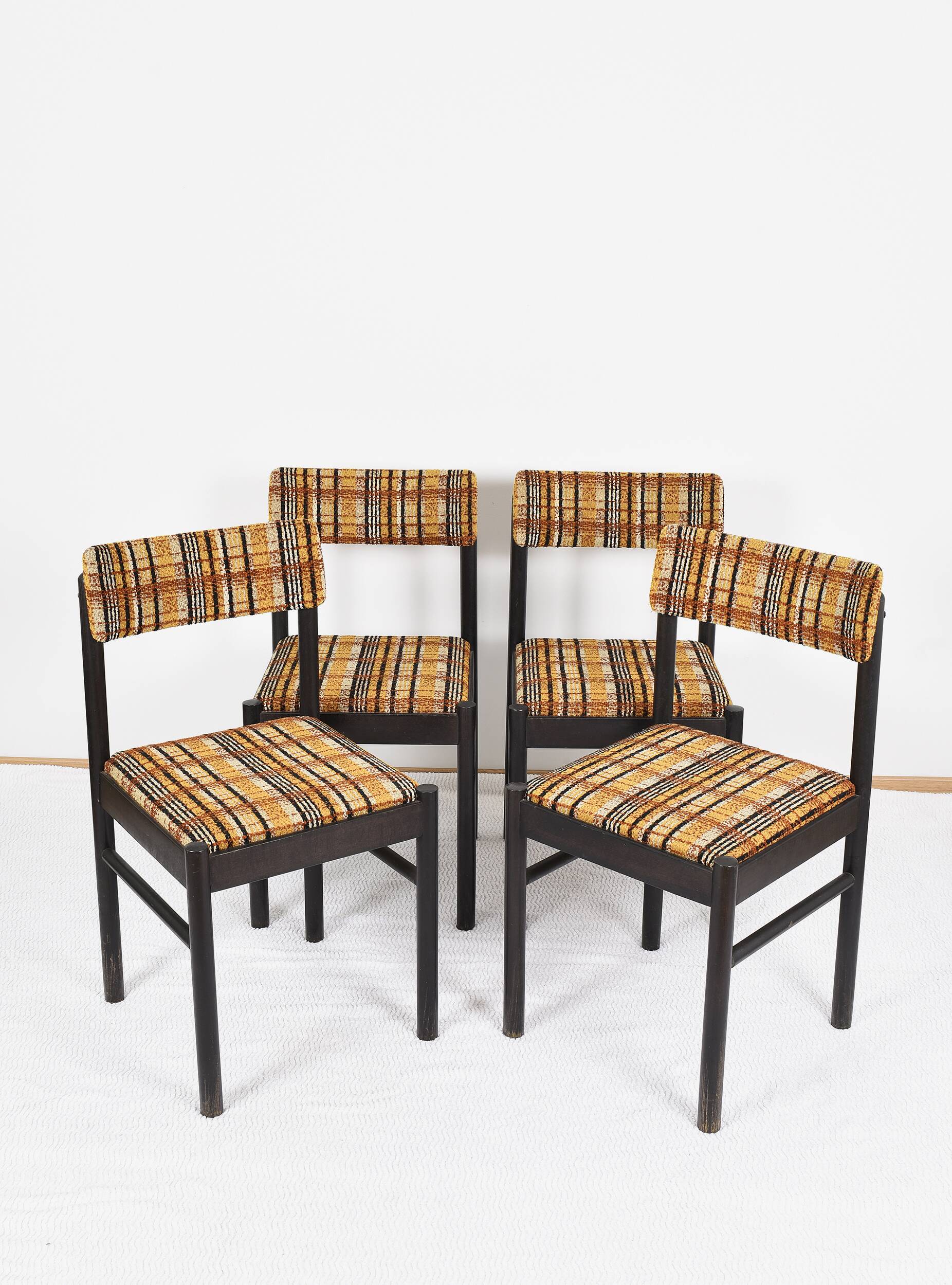 Vintage 60s Baumann 88 chairs upholstered.