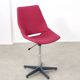 Pink Shell Swivel Chair by Niko Kralj for Stol Kamnik, 1970s