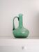 Green glass carafe made in Italy 1960s
