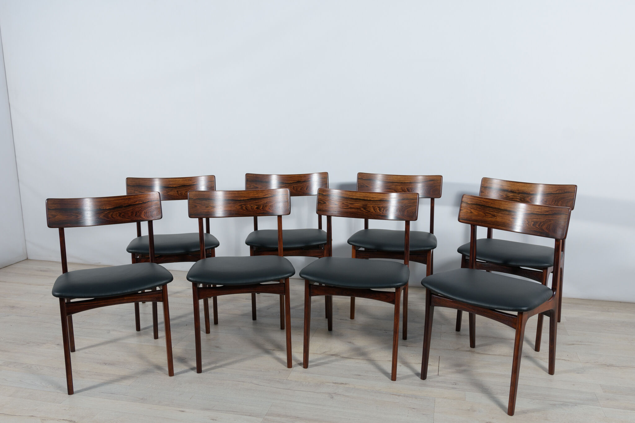 Mid-century danish rosewood dining chairs, 1960s, set of 8