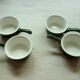 Pair of 2 cassollettes-ramekins-pans PILIVITE in fire porcelain