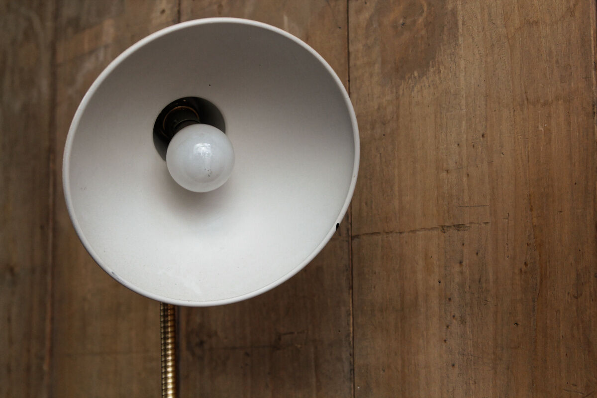 Vintage 1950s office lamp