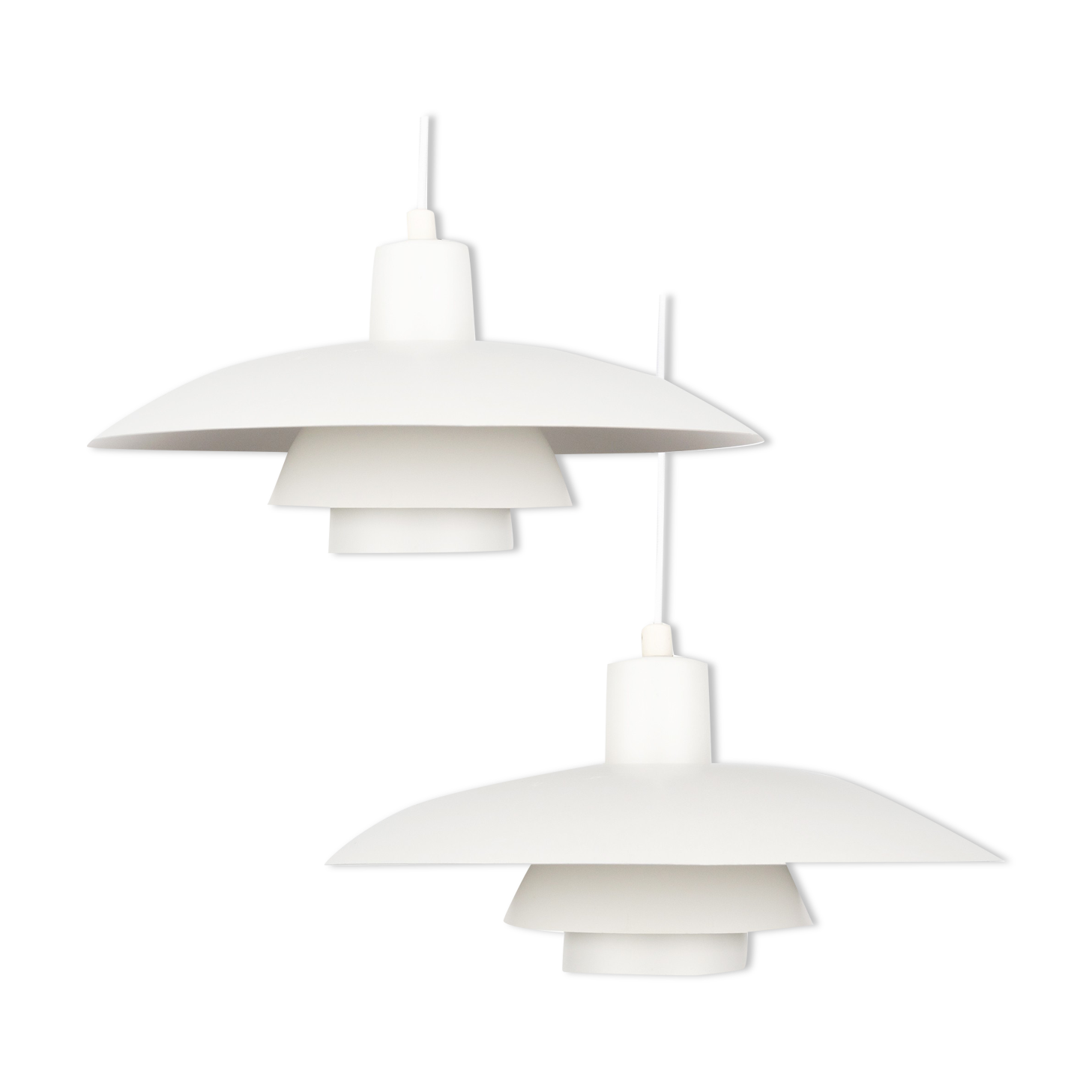 Paire de suspensions PH 4/3 par Poul Henningsen, Louis Poulsen, 1966