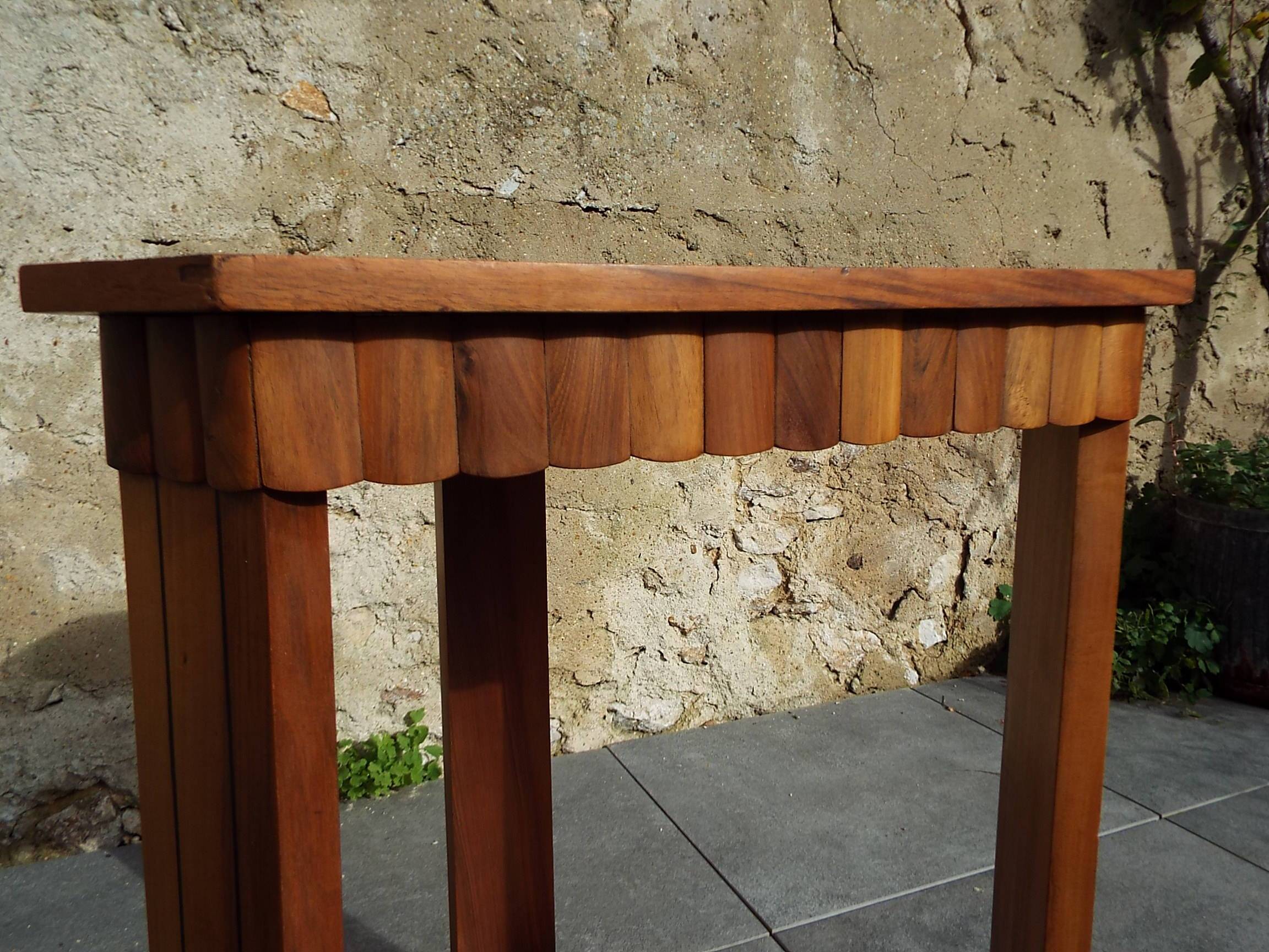 Table de chevet guéridon art déco