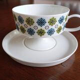 Service 8 cups "Rosette Taïga" Tapio Wirkkala & Ute Schröder for Rosenthal, ca 1970