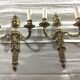 Paire d'appliques en bronze st Louis XVl