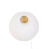 Opaline wall lamp, 1970s