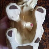 Chien en faience - h 16 cm
