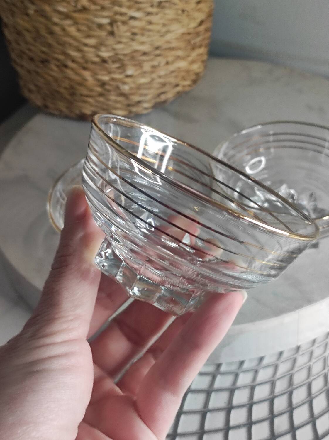 50s champagne glasses