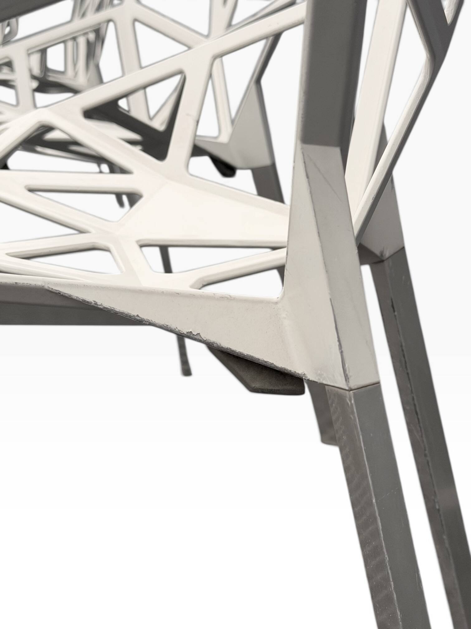 Pair of Chair One chairs — Konstantin Grcic for Magis, aluminium