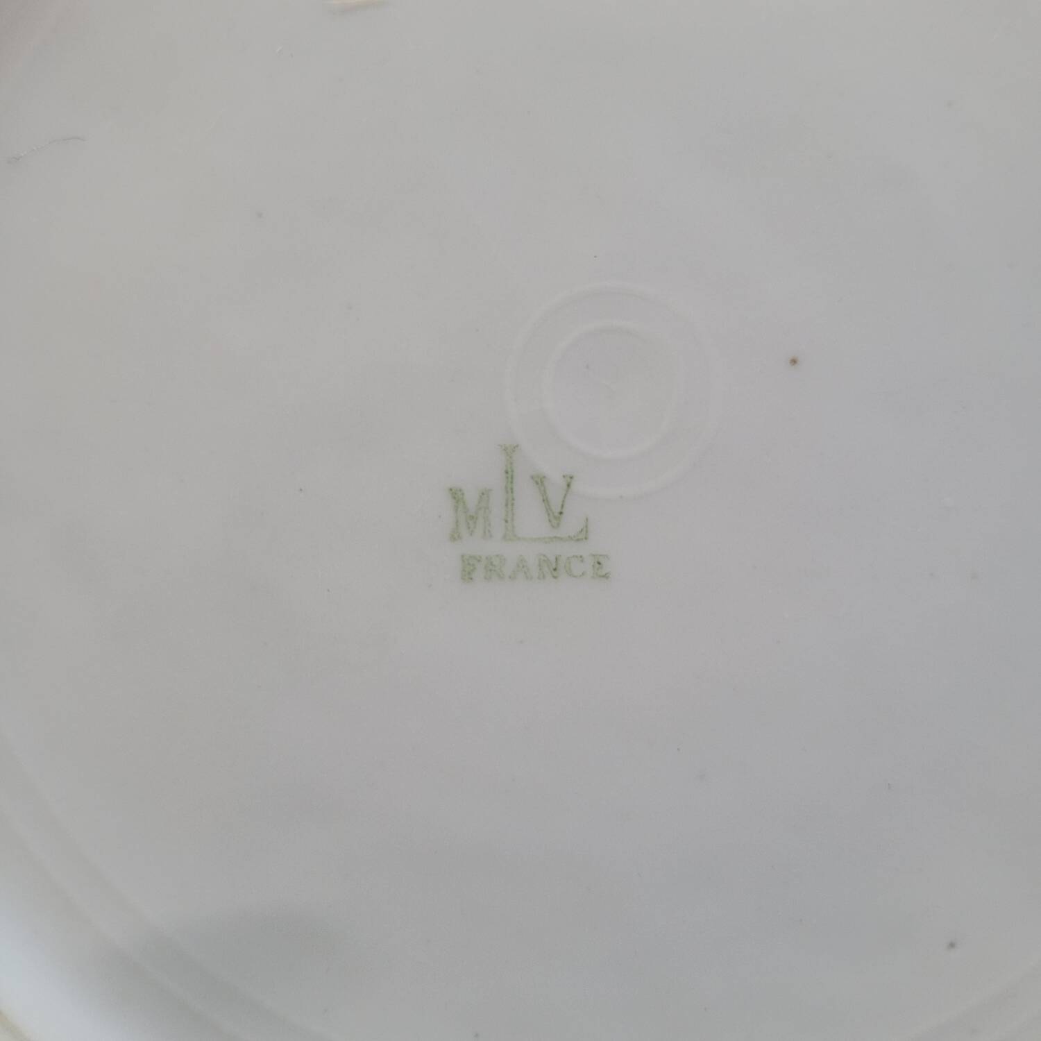 6 flat plates MLV France Art Deco 1930