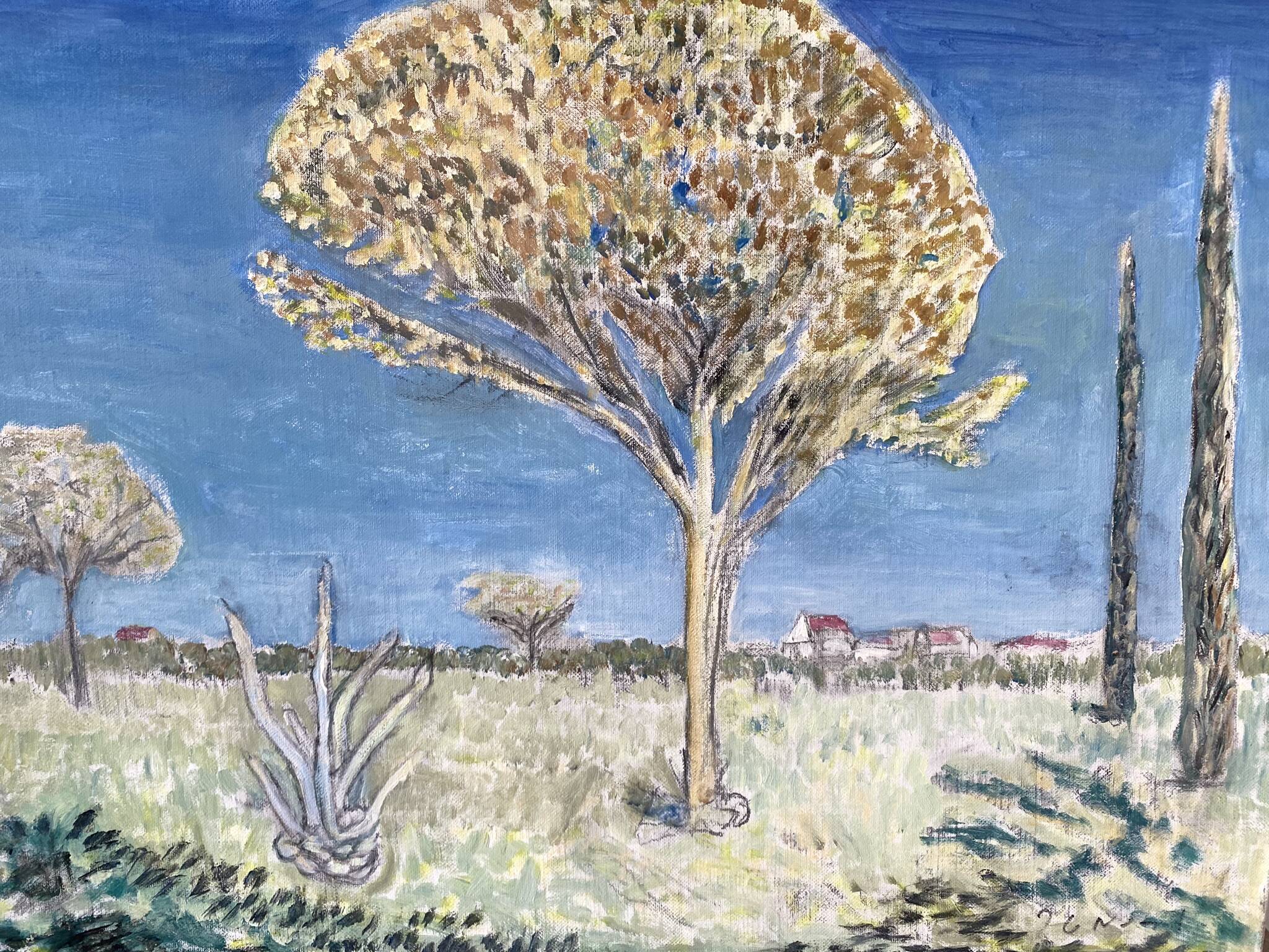 Paysage signé du XXème siècle