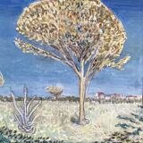Paysage signé du XXème siècle