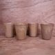 4 Digoin stoneware glasses