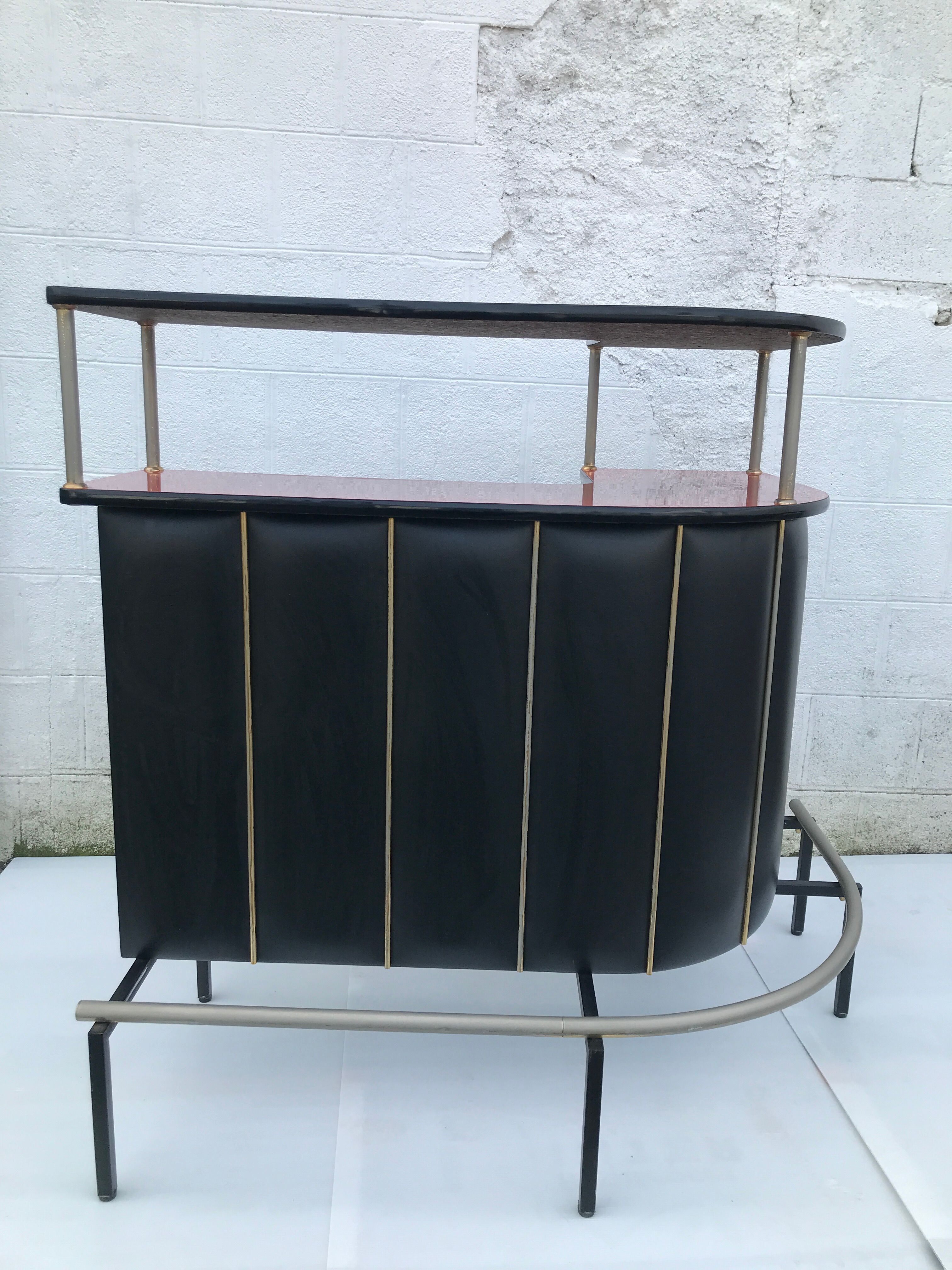 Corner bar and 2 stools from the 60s/ 70