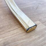 1970s design mid-century brass and smoked glass coffee table