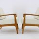 1970s Pair of Restored Armchairs by Drevotvar, Czechoslovakia