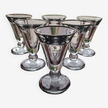 6 bistro glasses Clairey France