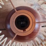 Walnut wood ball lamp
