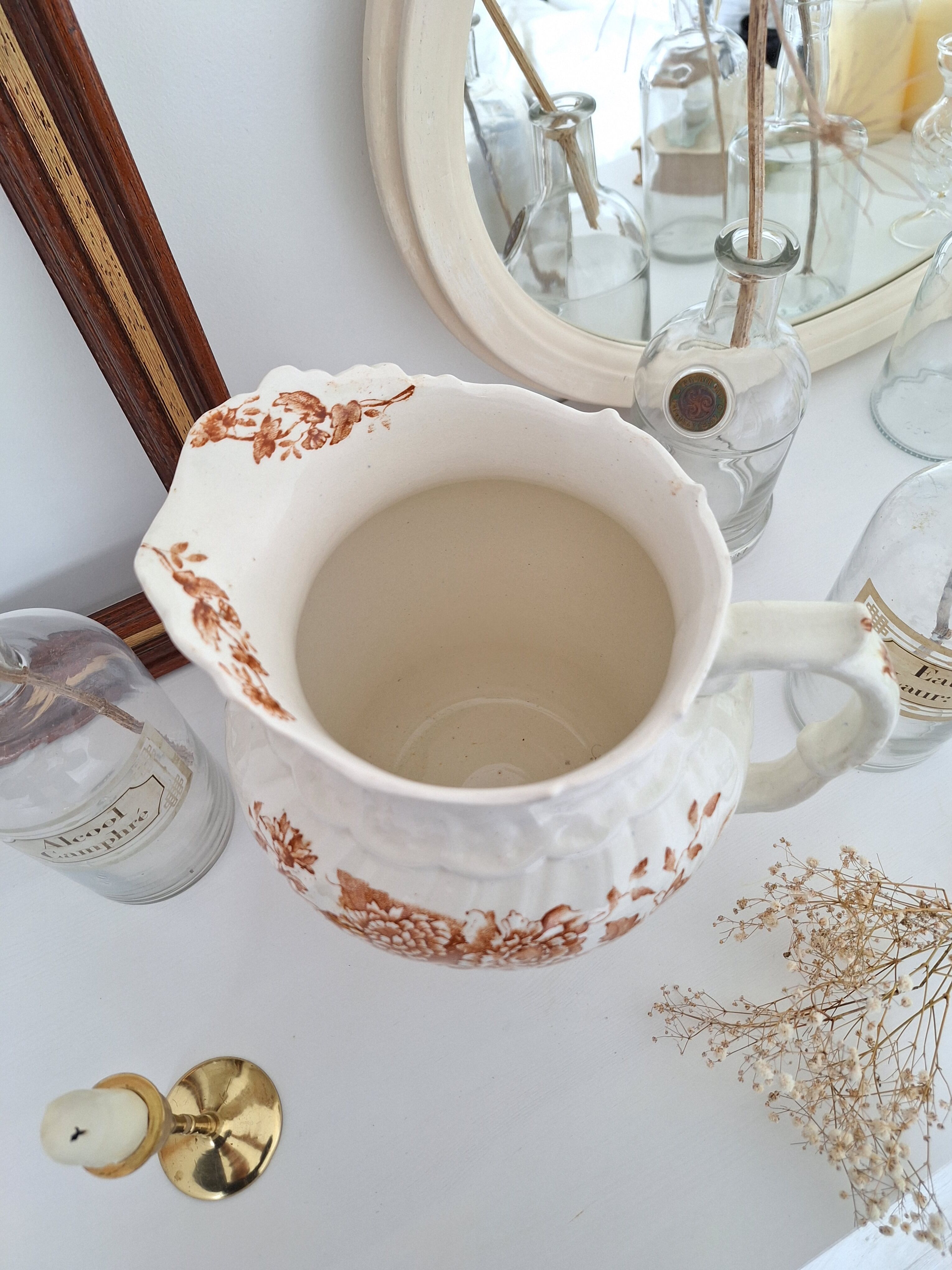 Vintage toilet pitcher