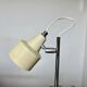 Small Italian lamp with a ball joint, chrome metal and lacquered metal, 60s 70s.