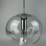 60s 70s ceiling lamp hanging lamp Peill & Putzler "Wave" Koch & Lowy Design