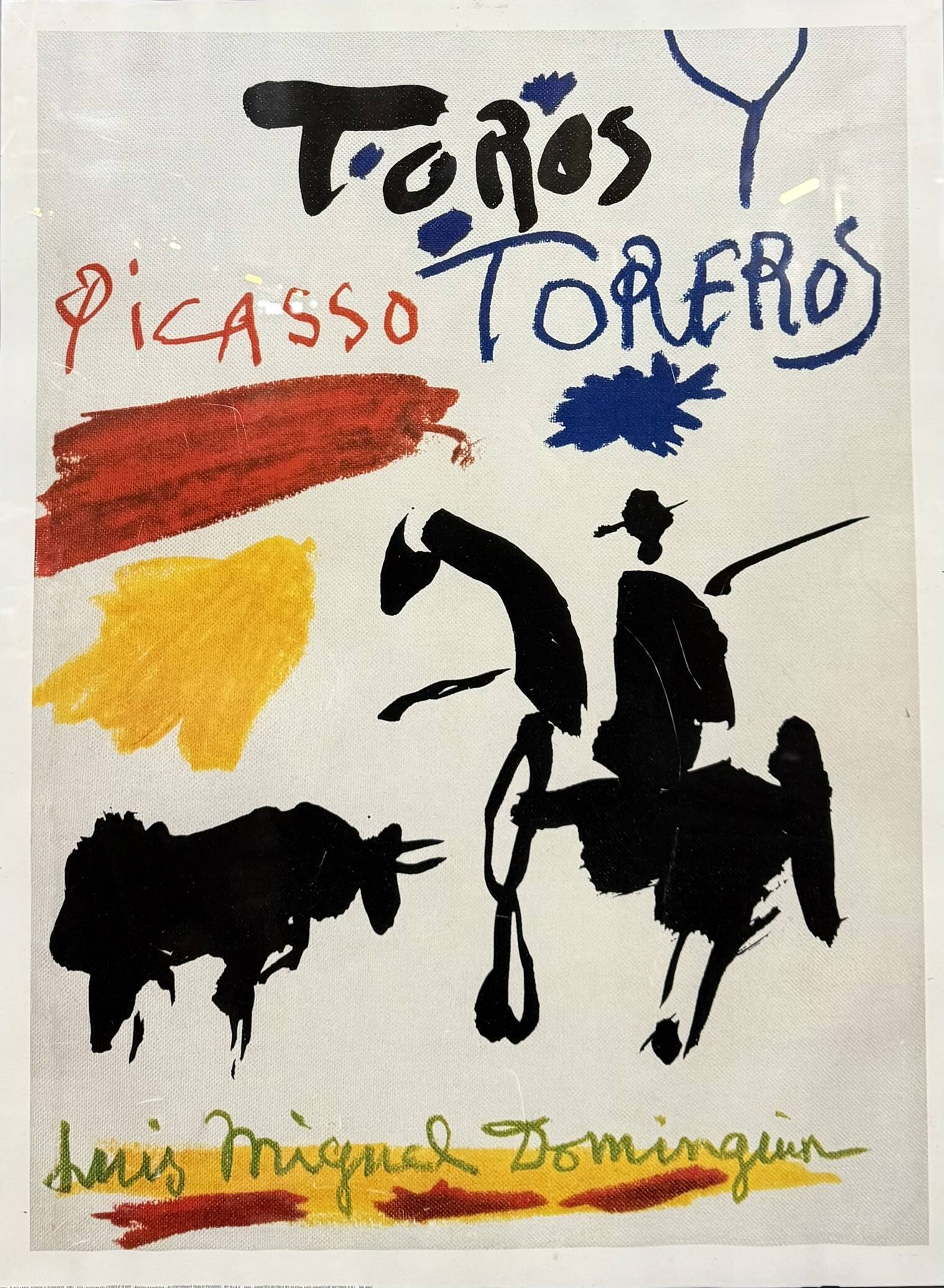 lithographed poster for a book of drawings