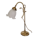 Art Nouveau table lamp with tulip shade
