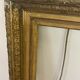 Lot de 3 cadres d'époque en bois et stuc doré