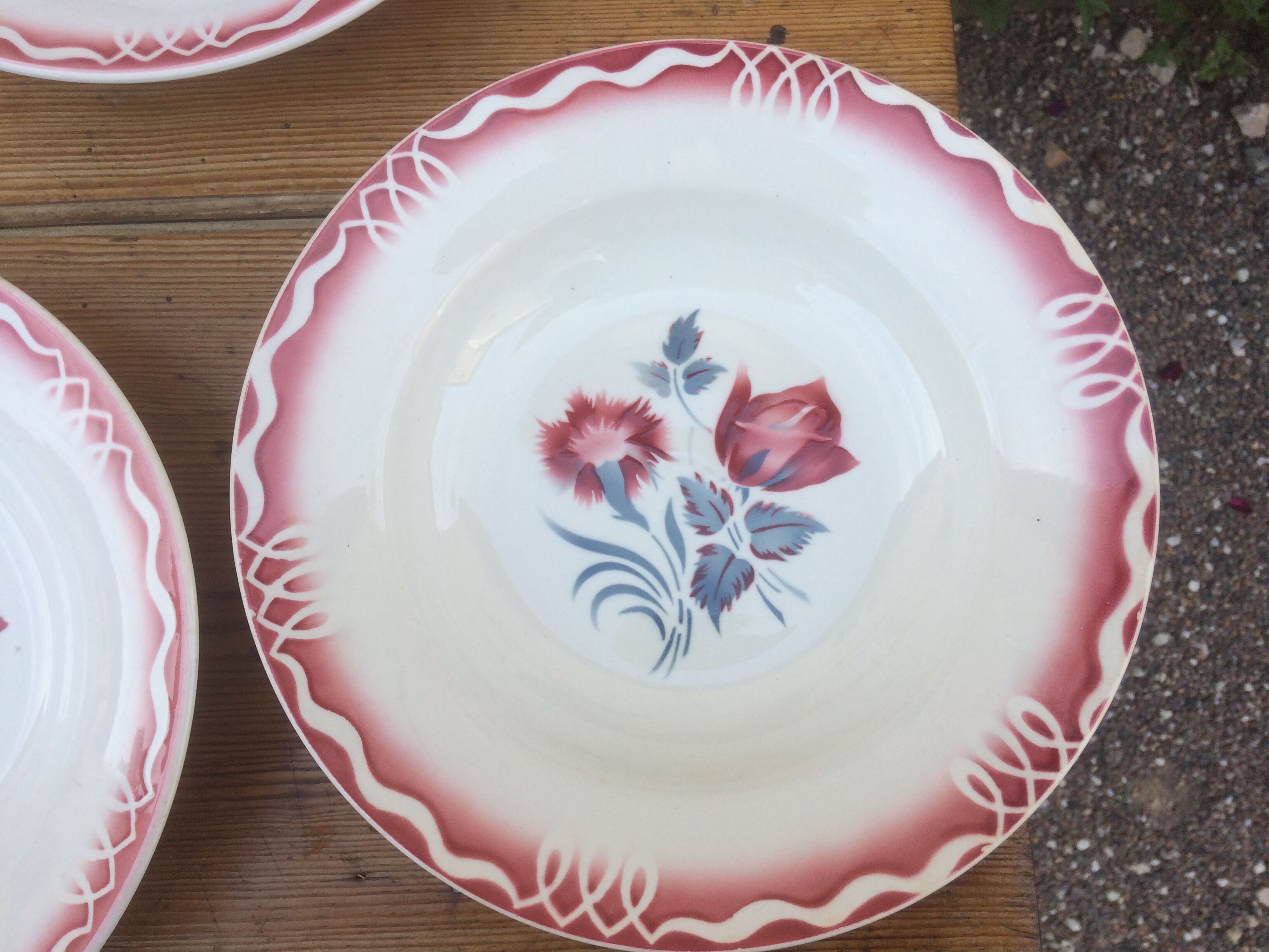 Sarreguemines 5 plates