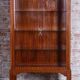Czech Art Deco Display Cabinet in Mahogany and Glass, 1930s
