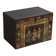 Antique oriental chest with painting of the warrior Yang Mulan (c.1900) #9