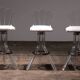 Plexiglass lucite bar stools and chrome swivel bar chairs,Hill Manufacturers