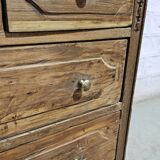 Burmese teak chest of drawers