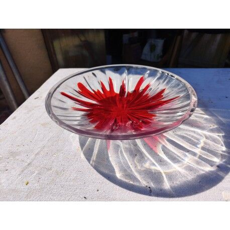 Vintage Guzinni coupe plate made in Italy.