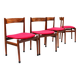 4 rosewood chairs Gianfranco Frattini model 107