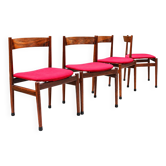 4 rosewood chairs Gianfranco Frattini model 107