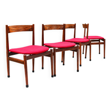 4 rosewood chairs Gianfranco Frattini model 107