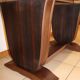 Art deco table in Macassar ebony