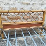 Bamboo and rattan bed