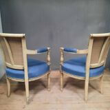 Pair of Directoire style armchairs
