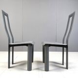 Italian Model Regia Dining Chairs by Antonello Mosca for Ycami, 1980s, Set of 6