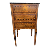 Small chest of drawers of Louis XVI style in veneer wood