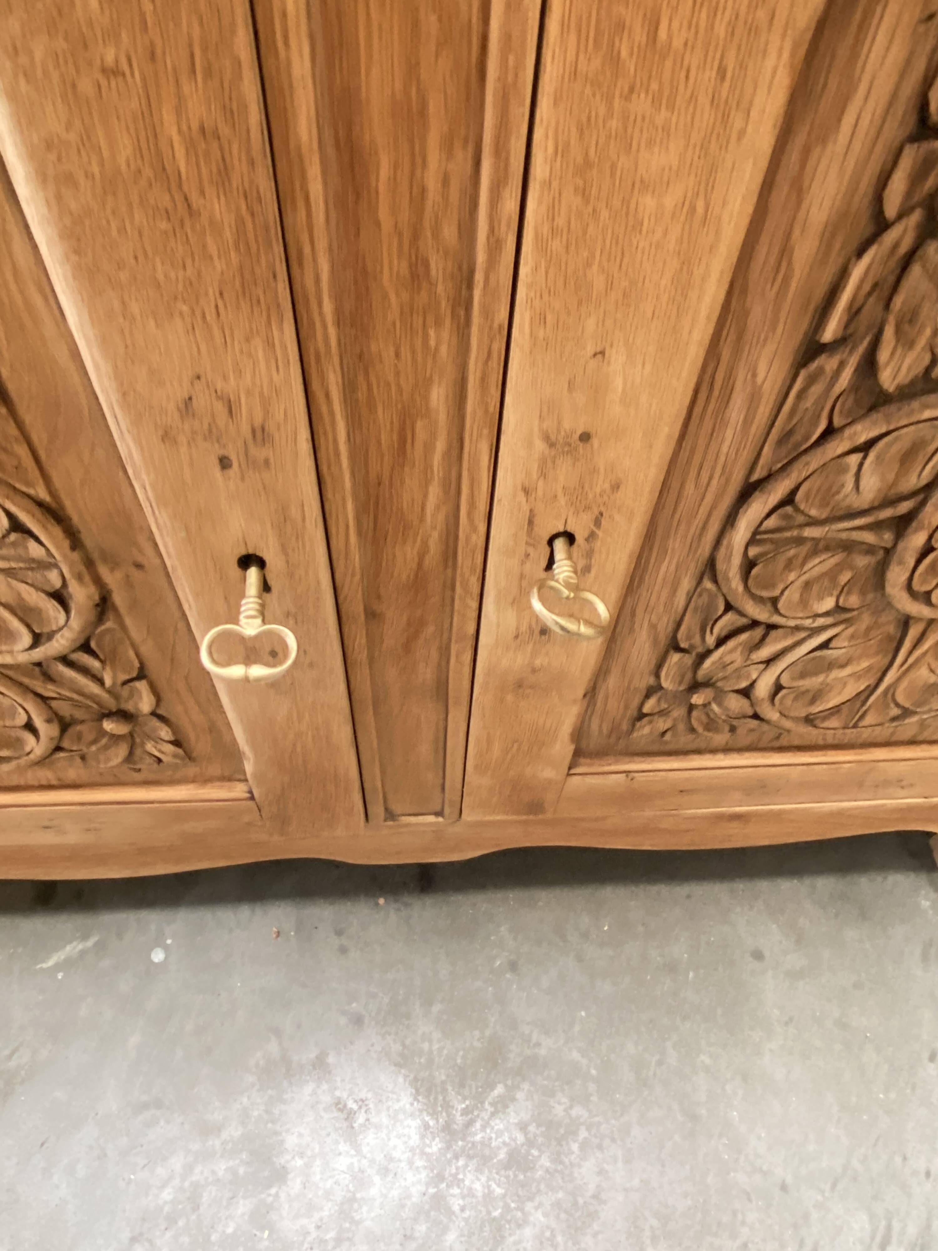 Ornate rustic sideboard