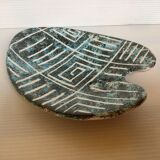 Empty pocket painter's palette geometric patterns