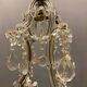 Lustre vintage en cristal 1950