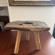 Petit tabouret de ferme rustique