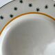 Set of 6 flat plates GIEN, Primefleur creation, model "Constellation", 1950.